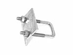 RS PRO Hot Galvanised Steel Beam Clamp, Fits Channel Size 21 x 41mm