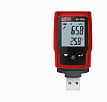 RS PRO Temperature & Humidity Data Logger, USB, Battery-Powered