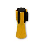 RS PRO ABS Retractable Barrier, Yellow/Black Tape