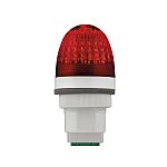Výstražný maják barva Červená LED Kroužek 12 v AC/DC, 24 v AC/DC