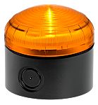RS PRO Amber Steady Beacon, 120 V ac, 240 V ac, Screw Mount, LED Bulb, IP66