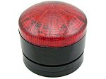 Výstražný maják Blikající, stálé barva Červená LED Montáž do panelu nebo na povrch 110 V AC, 230 V AC
