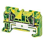 Schneider Electric 2-Way Earth Terminal Block, 4mm², Spring, ATEX