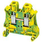 Schneider Electric 2-Way Earth Terminal Block, 6mm², Screw, ATEX