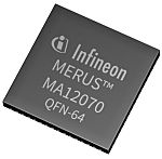 Infineon,160W, 64-Pin QFN 64 pins MA12070XUMA1