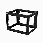 StarTech.com Black 6U Steel Server Rack , with 2-Post Frame