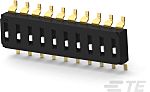 TE Connectivity 10 Way Surface Mount DIP Switch SPST, Recessed Actuator