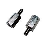RS PRO Standoff, M3 x M3 Thread, 10mm Body, Stainless Steel, Male/Female, 6mm Stud