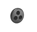 Siemens Black Rubber Round 8HP1807