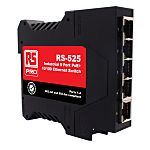 Ethernetový přepínač 5 RJ45 portů montáž na lištu DIN 10/100Mbit/s RS PRO