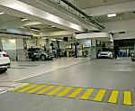 Výstražný štítek na podlahu, PVC, Žlutá, 1000 x 250mm, téma: Všeobecná bezpečnost Obecné nebezpečí Podlahová značka