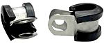 RS PRO 5mm Black, Stainless Steel P Clip