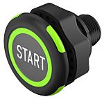 EAO Capacitive Switch NO,Illuminated, Red/Green, IO-Link, IP69K
