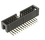 Conector macho para PCB Ángulo de 90° RS PRO de 26 vías, 2 filas, paso 2.54mm