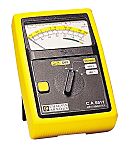 Chauvin Arnoux CA6511 Insulation Tester, 500V Min, 500V Max, 1000MΩ Max, CAT II 600 V, CAT III 300 V