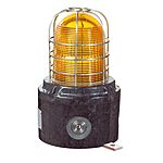 Eaton HAC XB15 Series Yellow Beacon, 24 V, Direct Mount with Backstrap, Xenon Bulb
