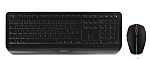 CHERRY GENTIX DESKTOP Wireless Ergonomic Keyboard & Mouse Set, QWERTY (UK), Black