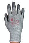 Tornado Argent Grey Yarn Cut Resistant Cut Resistant Gloves, Size 10, Polyurethane Coating