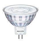 Bombilla LED, tipo foco Philips, CorePro, 12 V ac, 4,4 W, casquillo GU5.3, Blanco Frío, 4000K