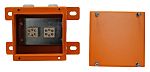 Caja de conexiones RS PRO, Acero, Naranja, 150mm, 150mm, 100mm, 150 x 150 x 100mm, IP65