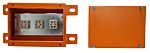 RS PRO Orange Steel Junction Box, IP65, 200 x 150 x 100mm