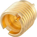 Rosenberger SMA Series, Plug Panel Mount SMA Connector, 50Ω, Solder Termination, Straight Body