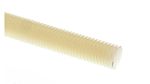 RS PRO Plain Nylon Threaded Rod, M12, 1m