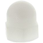 RS PRO, Plain Nylon Dome Nut, M6