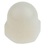 RS PRO, Plain Nylon Dome Nut, M8