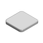 Masach Tech Tin Plated Steel Shielding Cage Seamless Cover, 39 x 38.2 x 4mm