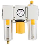 RS PRO G 1/2 Filter Regulator Lubricator, Auto Drain, 5μ Filtration Size