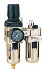 RS PRO G 1/2 Filter Regulator Lubricator, Auto Drain, 25μ Filtration Size