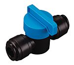 RS PRO Manual Pneumatic Manual Control Valve HBVU Series, One Touch Fitting 12 mm, 12mm