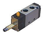 RS PRO 5/2 Pneumatic Solenoid Valve - Pilot G 1/8 RV Series