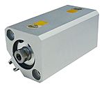 RS PRO Pneumatic Compact Cylinder - 25mm Bore, 10mm Stroke, SQN Series, Double Acting