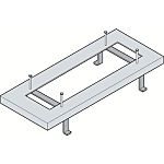 ABB GEMINI Series Steel Floor Frame, 31mm H, 578mm W, 696mm L For Use With Enclosure