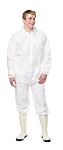 Reldeen White Disposable overalls, XXL