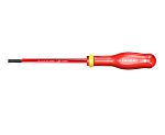 Facom Slotted Insulated Screwdriver, 8 mm Tip, 150 mm Blade, VDE/1000V, 275 mm Overall