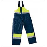 Pro Fit Navy/Yellow Reusable Hi Vis Overalls, X Large