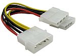 RS PRO Male 4 Pin Molex Male 4 Pin Molex x 2 Wire to Board Cable