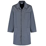 Alsico Grey Unisex Reusable Lab Coat, XXL