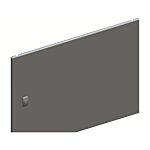 ABB RAL 7035 Module Door, 614mm W, 15mm L for Use with Cabinets TriLine