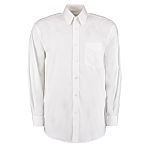 Camisa de trabajo para hombre Kustom Kit KK105 de Algodón, poliéster de color Blanco, talla 114cm