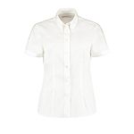Kustom Kit KK701 White Cotton, Polyester Work Shirt, UK 38in, EU 112cm