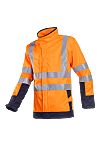 Sioen Playford Orange/Navy Men Hi Vis Jacket, L