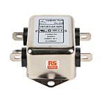 RS PRO 6A 115/250 V ac 50/60Hz, Chassis Mount Power Line Filter, Fast-On, Single Phase