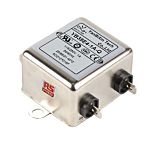 RS PRO 1A 115/250 V ac 50/60Hz, Chassis Mount Power Line Filter, Fast-On, Single Phase