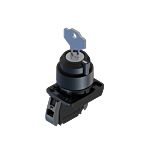RS PRO Key Selector Switch - (1NO) 22.5mm Cutout Diameter 3 Positions