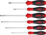 Wiha Tools Slotted Screwdriver Set, 6-Piece