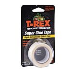T-REX 286853 Transparent Double Sided Polyester Tape, 0.127mm Thick, Paper Backing, 19mm x 4.5m